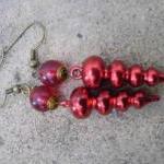 Christmas Ornament Earrings, 4 Pairs Of Earrings,..